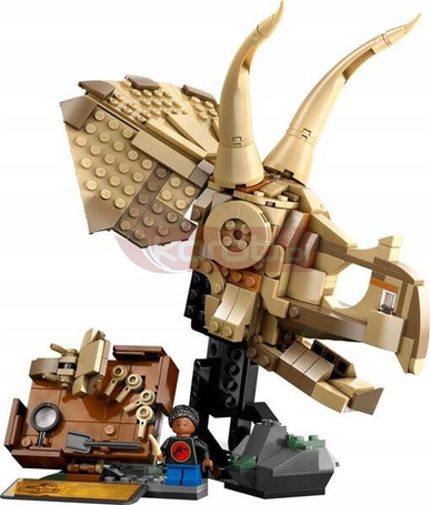 LEGO JURASSIC WORLD 76969 CZASZKA TRICERATOPSA, zestaw klocków dla dzieci