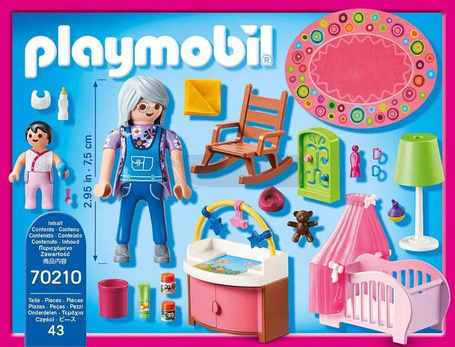 PLAYMOBIL Dollhouse 70210 Pokoik dziecięcy