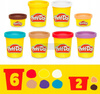 PLAY DOH CIASTOLINA ZESTAW BLUEY KAMPING 8 tub, zestaw dla dzieci +3 lata G0229