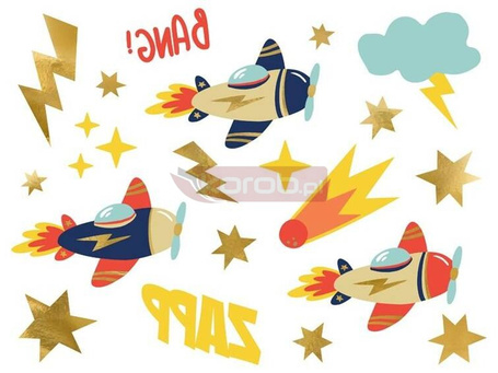Tatuaże Samoloty 11szt