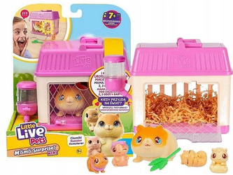 LITTLE LIVE PETS MAMA SURPRISE MINI Chomik, rodzina chomiczków 26626