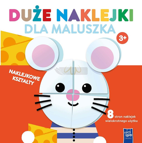 Duże naklejki dla maluszka 3+ Myszka