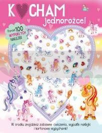 Kocham jednorożce - 100 wypukłych naklejek