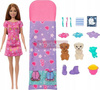 LALKA BARBIE PIŻAMA PARTY zestaw lalka, 2 pieski + akcesoria HXN01