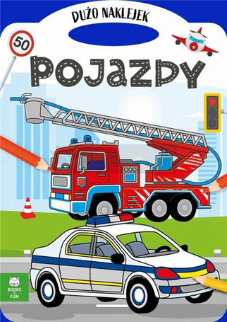 Teczka pojazdy z podwójnymi naklejkami