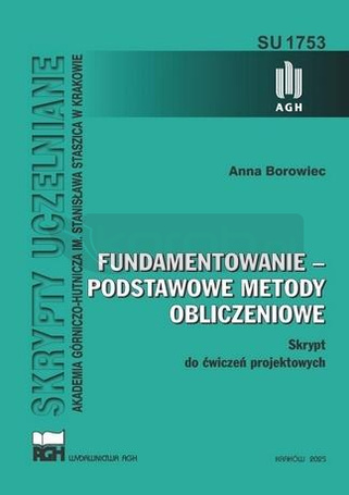 Fundamentowanie - podstawowe metody obliczeniowe