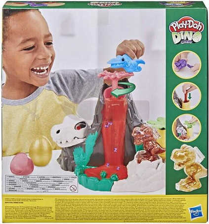 PLAY DOH Slime Dinozaury wyspa dinozaurów lawa F1500