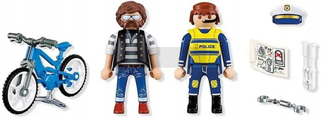 PLAYMOBIL CITY ACTION 72076 Kradzież roweru, zestaw dla dzieci +4 lata