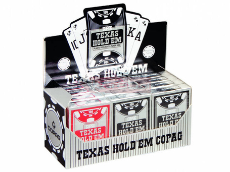 Karty poker Texas PC PEEK czerwone