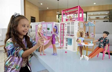 Lalka Barbie kompaktowy domek HCD48