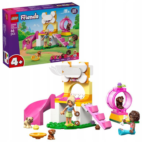 LEGO FRIENDS 42665 PLAC ZABAWA DLA PIESKÓW zestaw klocków dla dzieci +4 lat