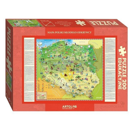 Puzzle 200 - Polska Młodego Odkrywcy