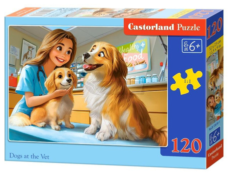 Puzzle 120 Dogs at the Vet CASTOR