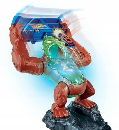 Hot Wheels zestaw Goryl toksyczny atak i autko GTT94