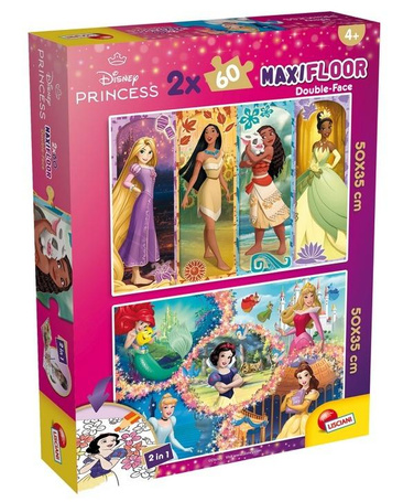Puzzle Maxifloor 2x60 Disney Princess