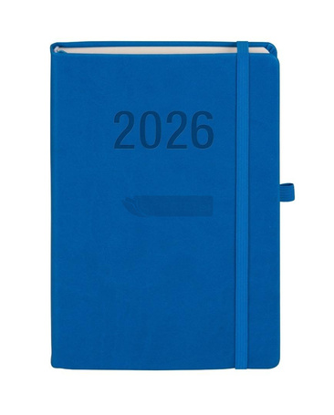 Kalendarz 2026 A5 Memofix DNS niebieski