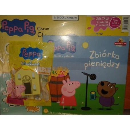 Świnka Peppa. Zestaw 2 książeczek + domek