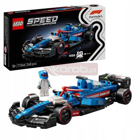 LEGO SPEED CHAMPIONS 77246 BOLID F1 VISA CASH APP RB VCARB 01