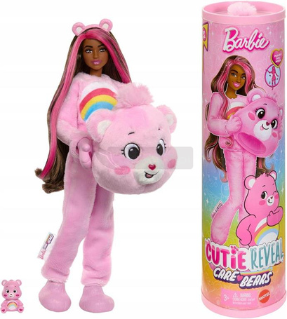 BARBIE CUTIE REVEAL TROSKLIWE MISIE Lalka w kostiumie misia Wesołe Serce JCN95