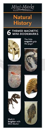 Zakładki magnetyczne Natural History 6 sztuk