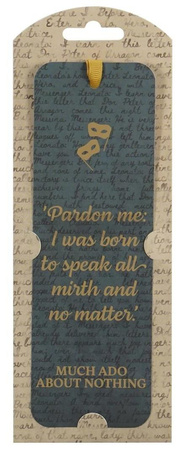 Szekspir Zakładka papierowa - Wiele hałasu o nic