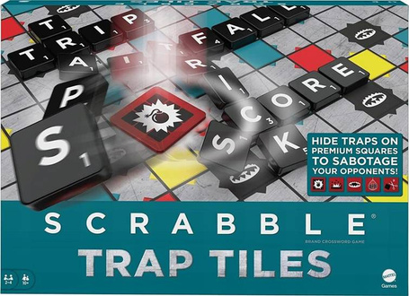 GRA SCRABBLE ORIGINAL PUŁAPKI wersja polska HMK73