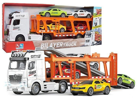 Laweta dwupoziomowa z 4 autami