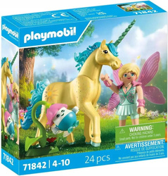 PLAYMOBIL 71842 Jednorożce Sunshine Blossom z wróżką zestaw +4 lata