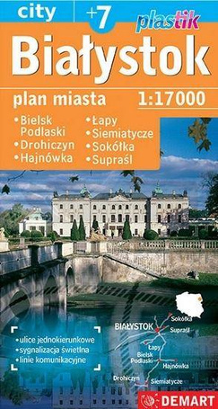 Plan miasta Białystok +7 1:17 000 w.2023