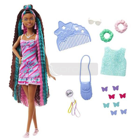 Lalka Barbie Tottaly Hair Motylki HCM91