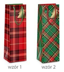 Torba prezentowa Boże Narodzenie B 11x11x36cm MIX