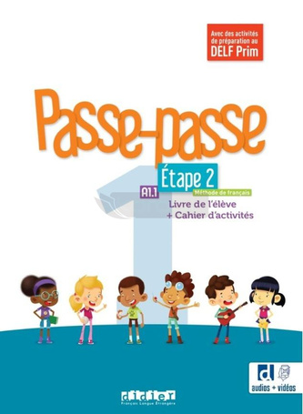 Passe-Passe 1 etape 2 podręcznik + ćwiczenia + app