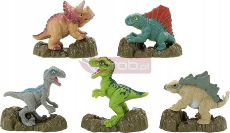 JURASSIC WORLD DINOZAUR zestaw 5 figurek GXW45