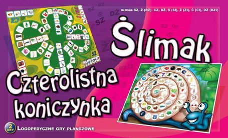 2 gry Ślimak/Czterolistna koniczynka