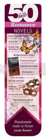 50 BEST - Romance - magnetyczna zakładka do książk