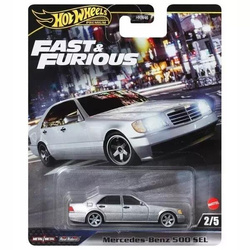HOT WHEELS PREMIUM FAST & FURIOUS 2/5 Mercedes Benz 500 SEL HRT94