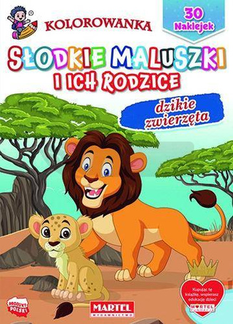 Słodkie maluszki i ich rodzice. Dzikie zwierzęta
