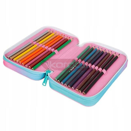 COOLPACK PIÓRNIK POTRÓJNY Z WYPOSAŻENIEM UNICORN dla dziewczyny F067659