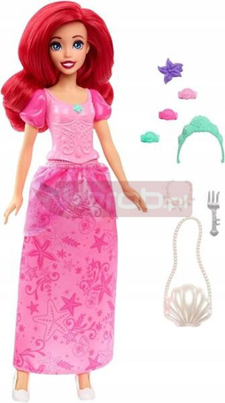 LALKA KSIĘŻNICZKA ARIELKA Disney Princess + akcesoria HLX34