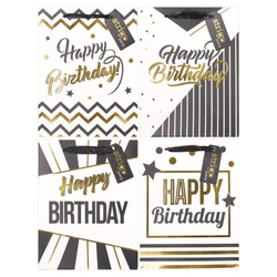 Torba prezentowa Party 18x23x10cm mix STRIGO