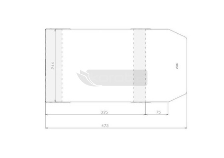 Okładka regulowana 244x410mm (50szt)