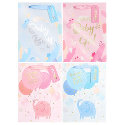 Torba prezentowa Party 18x23x10cm mix STRIGO