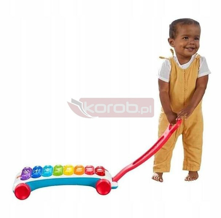 FISHER PRICE EDUKACYJNY KSYLOFON DO CIĄGNIĘCIA interaktywny HJK41