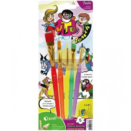 Pędzle GR-FB Tytus 5szt FIORELLO