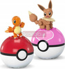 MEGA CONSTRUX KLOCKI 40 el POKEMON Charmander i Eevee + 2 Pokeball JCR81
