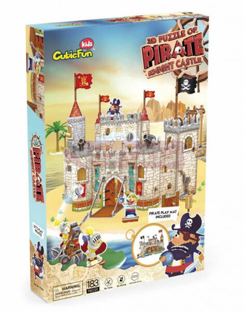 Puzzle 3D - Zamek piratów