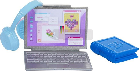 LALKA BARBIE I LOVE SCHOOL lalka w stroju szkolnym + akcesoria HRG84