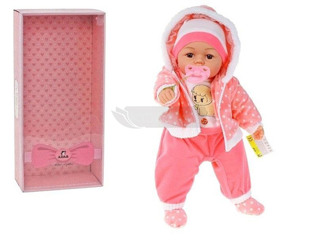 Lalka 45cm ze smoczkiem