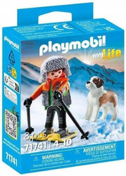 PLAYMOBIL MY LIFE 71741 NARCIARZ Z BERNARDYNEM zestaw dla dzieci 4+