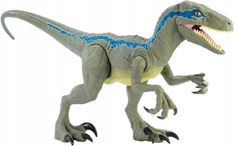 JURASSIC WORLD DINO RIVALS DINOZAUR Velociraptor Blue ogromna figurka 96cm GCT93